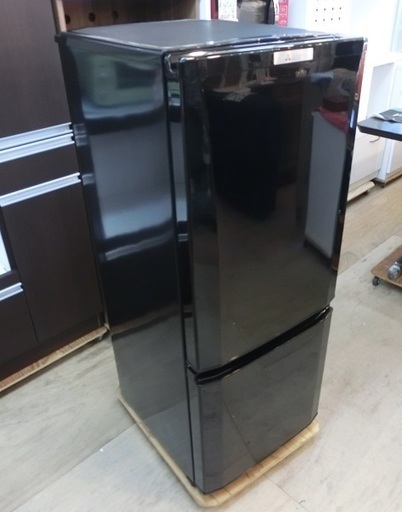 【販売終了しました。ありがとうございます。】【ちょっと訳あり】MITSUBISHI　2ドア　冷凍冷蔵庫　MR-P15Z　2016年製　中古品