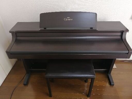 YAMAHA クラビノーバ 電子ピアノ 20,000円 CLP-158 88鍵 椅子、取扱説明書、ピアノプレーヤ・ソフト紹介ディスク2枚つき