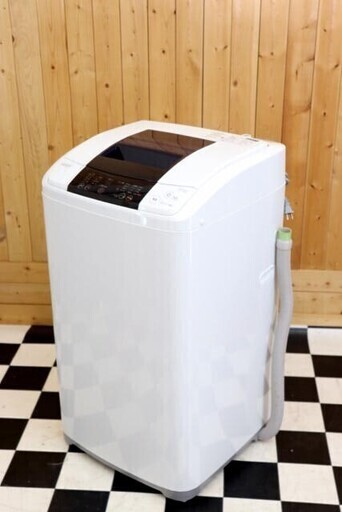 配送込み　Haier 全自動洗濯機　JW-K50K　2015年製　5.0kg　送風乾燥機能付き　高濃度洗浄　スパイラルパルセーター　住まい　単身