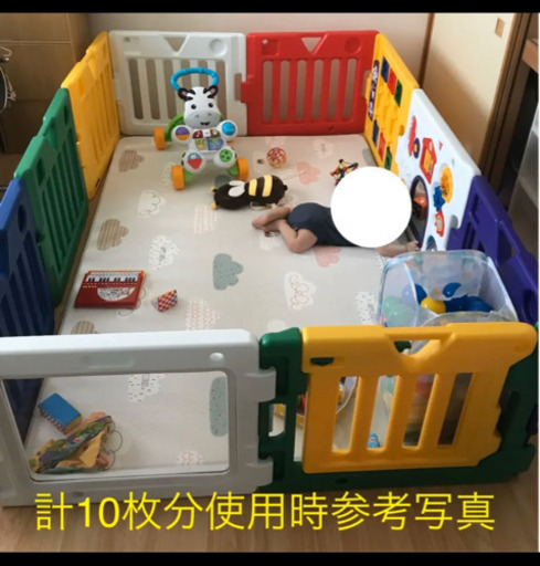 年末値下げ　計10枚　ミュージカルキッズランドDX+拡張トイパネル4枚日本育児