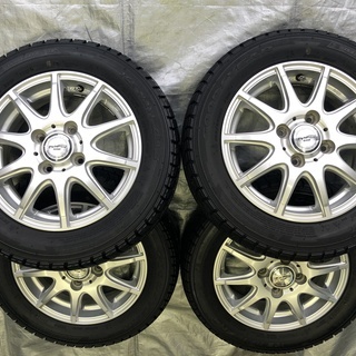 バリ溝！スタッドレスタイヤ 155/65R/13 DOS13インチアルミ 4穴 