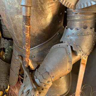 ナイトアーマー　西洋甲冑アンティーク　剣付き