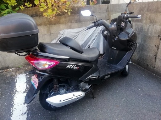 SIM  RV125 　リアBOX  自賠責付き