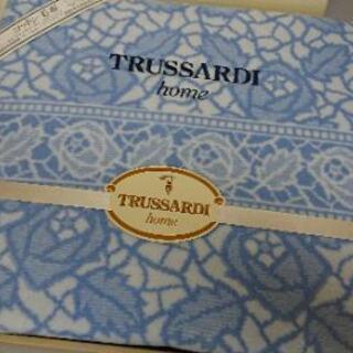 TRUSSARDI　トラサルディ　コットン毛布　毛布　オールシー...