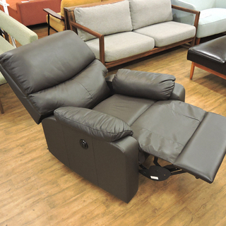 北大前! 札幌 引取 ニトリ 1人がけ電動リクライニングソファ ダーク