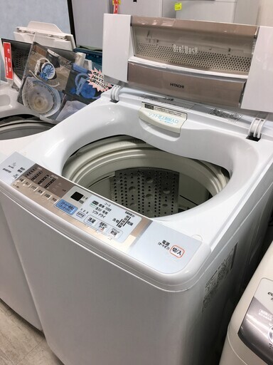 日立9.0K　DDモーター洗濯機2013年製DDモーター新品交換！！！分解クリーニング済み！！