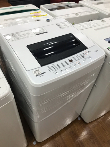 格安！！！　Hisense(ハイセンス)　全自動洗濯機　HW-E4501