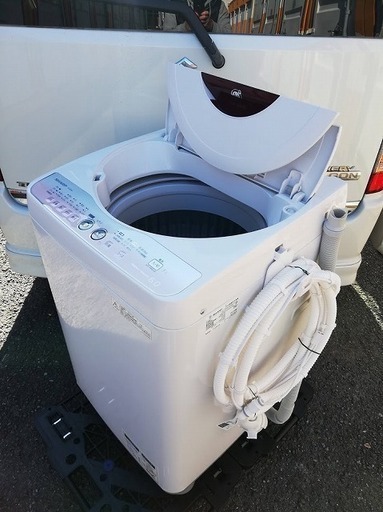 ◼️商談中■お買い得■シャープ 簡易乾燥機能付き洗濯機（6.0kg） ES-GE60L-P ピンク系