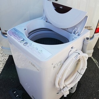 ◼️商談中■お買い得■シャープ 簡易乾燥機能付き洗濯機（6.0k...