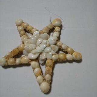 ハワイで買った貝の星形キーホルダー