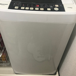 ハイセンス　洗濯機　2018年製　中古電子レンジは0円