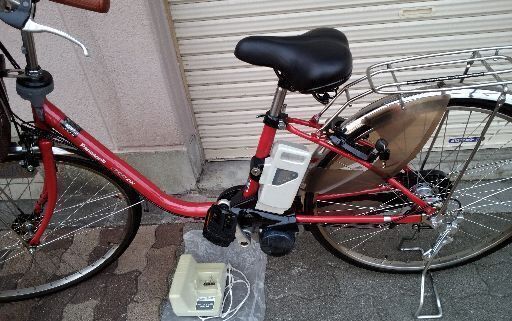 Panasonic ViVi DX 26吋電動アシスト自転車 6.6Ahバッテリー＋充電器＋スペアキー2本付き