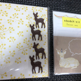 【便せん】バンビ、奈良の鹿　6種
