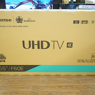 札幌 引き取り 新品 ハイセンス 55型 4K 液晶テレビ 55F60E　2019年製 外付HDD 55F60E | ハイセンスジャパン株式会社