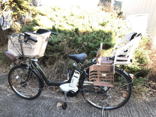 Ｋ３Ａ電動自転車Ｎ７８Ｎブリジストンアンジェリーノ3.7アンペア 濃い緑色