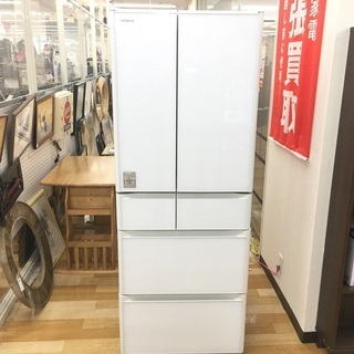 ☆送料無料☆ 12ヶ月保証 6ドア冷蔵庫 HITACHI R-GS5100H 2018年ﾓﾃﾞﾙ ...