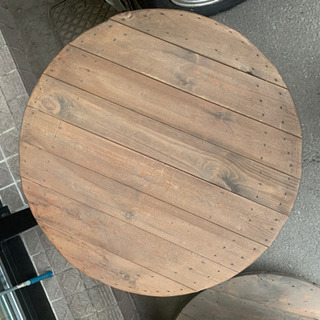 木製コイルテーブル(下段) 値段交渉可