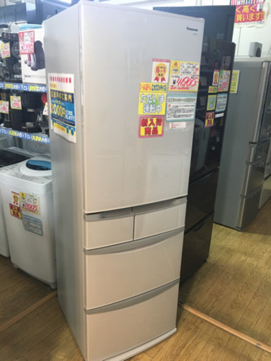 2013年製 Panasonic パナソニック 426L冷蔵庫 日本製 NR-ETR437-H Agバイオ抗菌