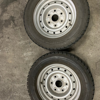 ハイエースV 245/50R14.5 ホイール、スタドレスタイヤ付き2本セット
