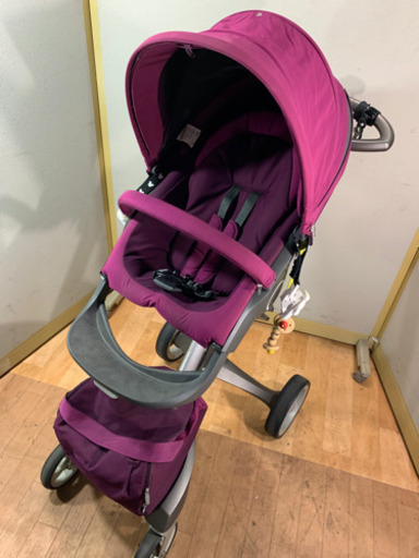 ストッケエクスブローリー/STOKKEXPLORY パープル　ベビーカー　ベビー用品　ストローラー
