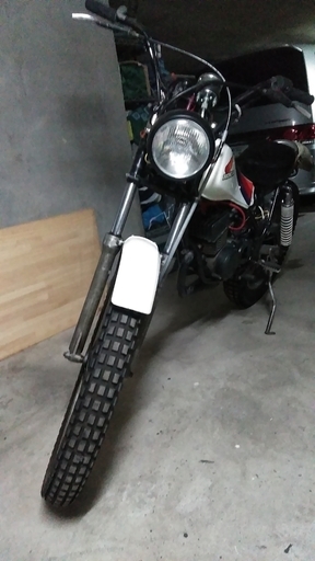 再出品・TLM50改希少2ストトライアルオフロード80cc原付登録