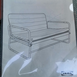 届いたばかり☆）IKEA ソファーベッド ハッマルン