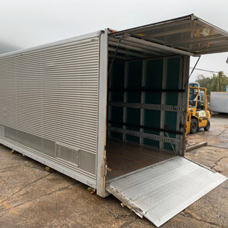 No.879 保冷バン 4t 車 アルミ 箱 バイク 倉庫 トラック コンテナ 米