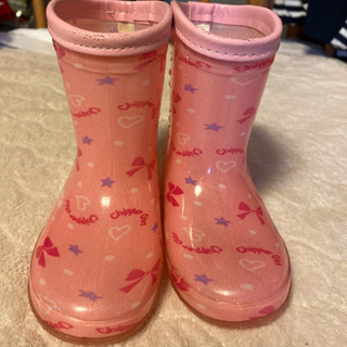 15cm 女の子長靴 リボン柄 記名なし そらまめこ 藤が丘のキッズ用品 子供用シューズ の中古あげます 譲ります ジモティーで不用品の処分