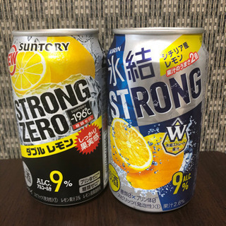 【受渡し者決定】ストロングZERO＆氷結ストロング