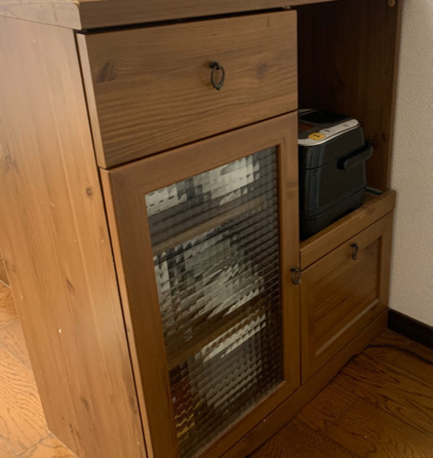 レトロ可愛い食器棚 Ai 薬院大通の収納家具 食器棚 キッチン収納 の中古あげます 譲ります ジモティーで不用品の処分