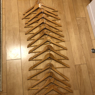 木製ハンガー　24本