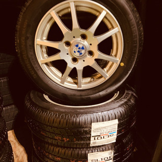 新品タイヤ付き 155/65r13 - 札幌市