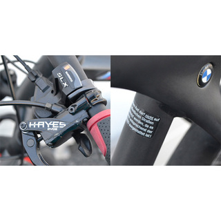 クロスバイク BMW クロスバイク M-Bike SLX 9速 ガンメタ スポーティ 