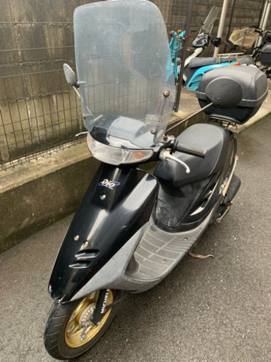 Dio Af27 自賠責 リアボックス 風防付き Max70km Hちょい いっちゃん 松江しんじ湖温泉のホンダの中古あげます 譲ります ジモティーで不用品の処分