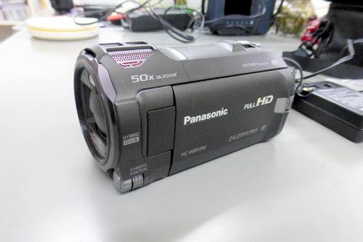 商談中となりました。Panasonic　デジタルハイビジョンビデオカメラ　HC-W850M　中古