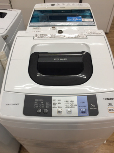 HITACHI NW-50A 全自動洗濯機販売中です！１年保証付き！