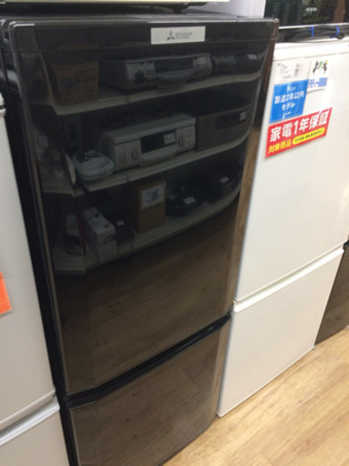 MITSUBISHI MR-P15D 2ドア冷蔵庫！半年保証付き！