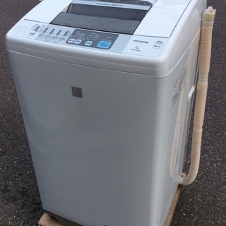 【RKGSE-141】特価！日立/7kg/全自動洗濯機/NW-Z79E3/中古品/2017年製/当社より近隣地域無料配達