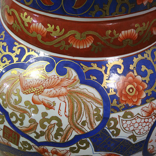 伝統陶芸 】工芸師 余武作 花瓶 骨董品 縁起物 インテリア オブジェ 高 