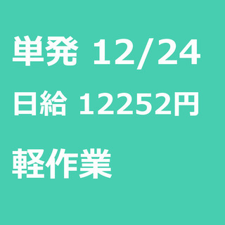 【急募】 12月24日/単発/日払い/入間郡:★現金手渡し700...