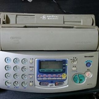 【22日廃棄】シャープ ファックス&コピー電話機 UX-T45C...
