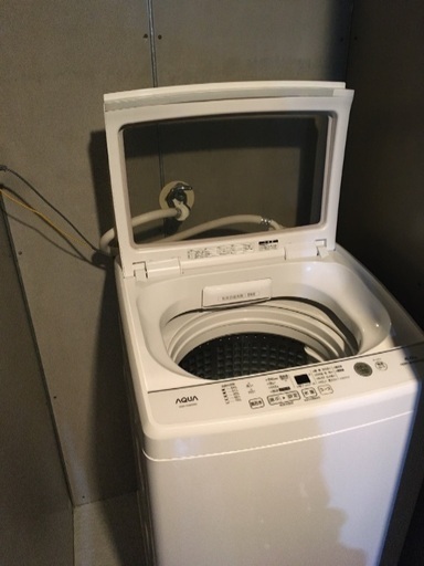 12/26まで　2018年式 AQUA 8kg全自動洗濯機