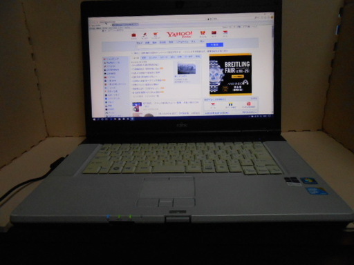 FujiTsu 中古ノートPC SSD128GBに交換済