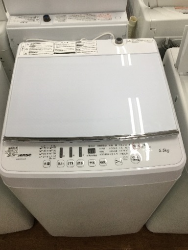 6ヶ月保証Hisense全自動洗濯機5.5kg2917年製