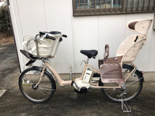 只今！送料半額！NA電動自転車419KRブリジストン前も後ろも22インチ６アンペア