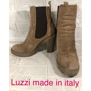 Luzzi イタリア老舗ブランド サイドゴアブーツ