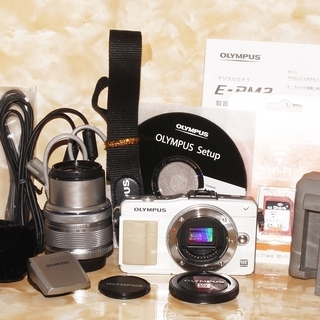 ★WifiSDでスマホ転送★オリンパス E-PM2 レンズキット ☆WifiSDでスマホ転送☆オリンパス E-PM2 レンズキット