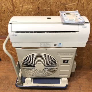 【管理KR101】 シャープ 2016年 2.2kw 6畳用 ルームエアコン AY-F22DKS 分解クリーニング済 ②