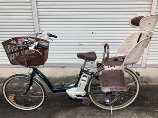 Ｇ４Ｋ電動自転車Ｅ２０Ｄブリヂストンアンジェリーノ前も後ろも22インチ
