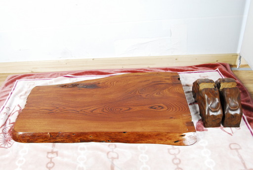 1588 欅 一枚板 衝立 テーブル 天板も可 座卓 天板 無垢 パーテーション 長さ 135cm 幅80.5cm 厚み 5.5cm　アントレ